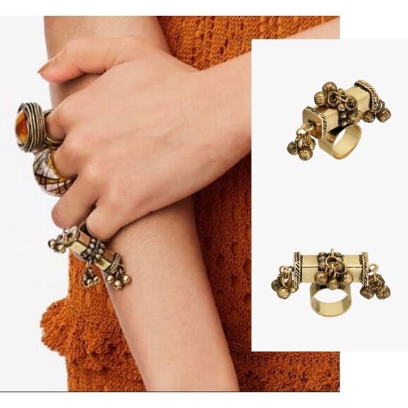 Zara Jewelry - ZARA RECTANGULAR RING LIMITED EDITION